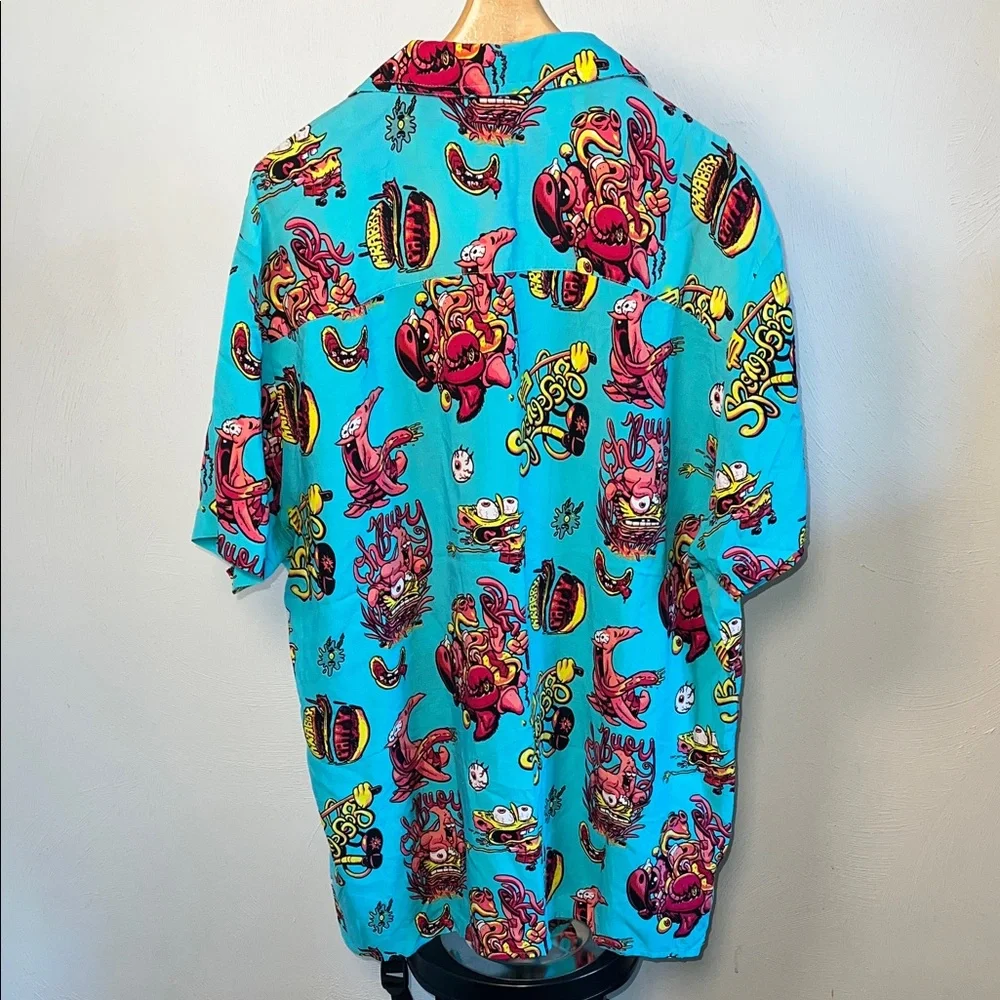 Nickelodeon Blue and Red Graphic Men's Shirt - Picture 9 of 9
